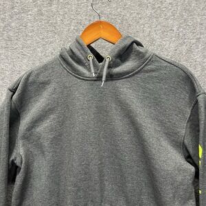 Carhartt Hoodie Sweatshirt Mens Medium Gray Pullover Loose Fit K288